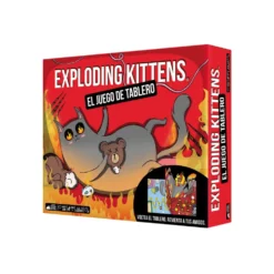 Asmodee Exploding Kittens: El Juego de Tablero Juego de Mesa
