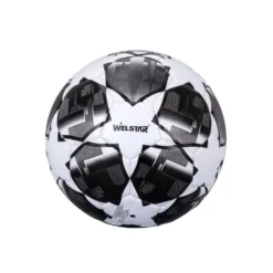 Balón de Fútbol Gris y Blanco Talla 5