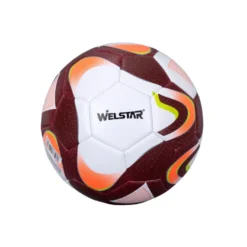 Balón de Fútbol Rojo y Blanco Talla 5