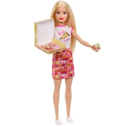 Barbie Conjunto de Juego de Pizzería con Muñeca 25 Accesorios