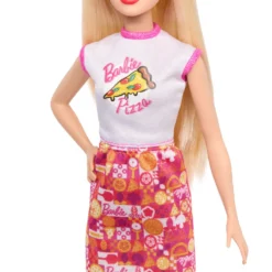 Barbie Conjunto de Juego de Pizzería con Muñeca 25 Accesorios