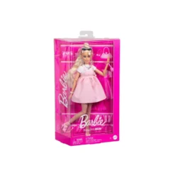 Barbie Muñeca Barbie Deluxe Style Nº 3 con Vestido Barbiecore en Rosa Pastel con Lazo Extragrande y Pelo Rubio