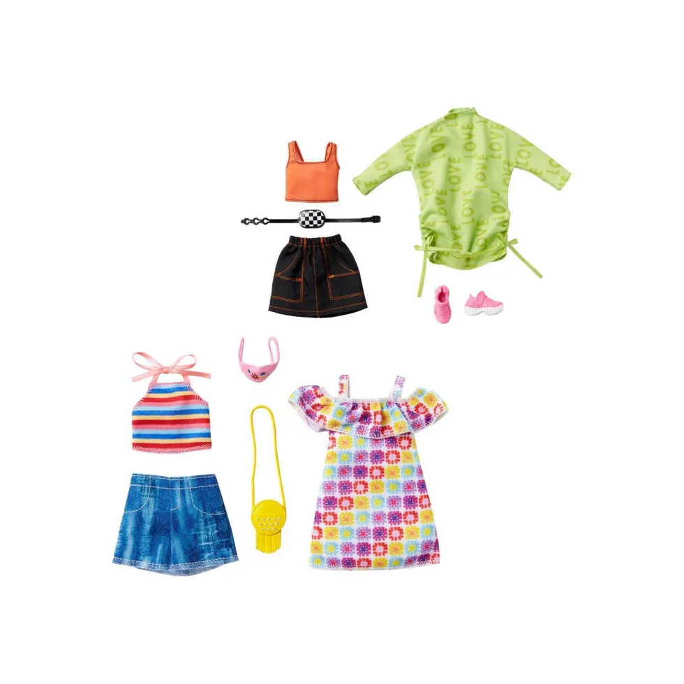 Barbie Pack 2 Looks de Moda Varios Modelos