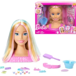 Barbie Totally Hair Color Reveal Busto de Muñeca Rubia
