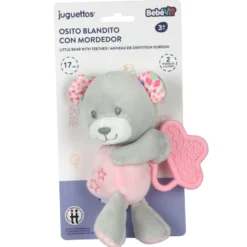 Bebé Vip Osito Blandito con Mordedor Rosa