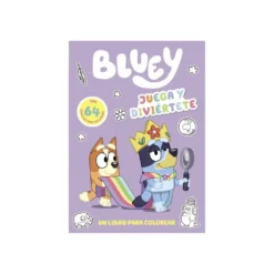 Bluey Juega y Diviértete Un Libro para Colorear