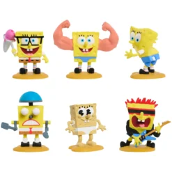 Bob Esponja Pack 6 Figuras Varios Modelos