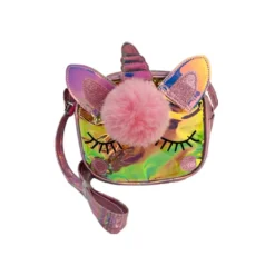 Bolso Unicornio Transparente Metalizado