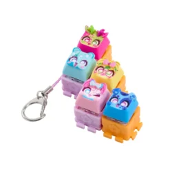 Clickeez Set con 5 Teclas, LLavero y Guía de Colección Varios Modelos