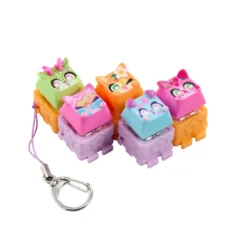 Clickeez Set con 5 Teclas, LLavero y Guía de Colección Varios Modelos