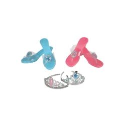 Conjunto de 2 Tiaras y 2 Pares de Sandalias