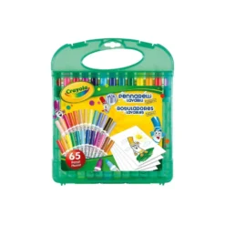 Crayola Maletín Rotuladores Lavables 65 Piezas