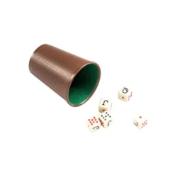 Cubilte y Dados de Poker