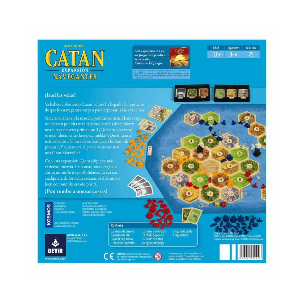 Devir Catan Navegantes Juego de Mesa