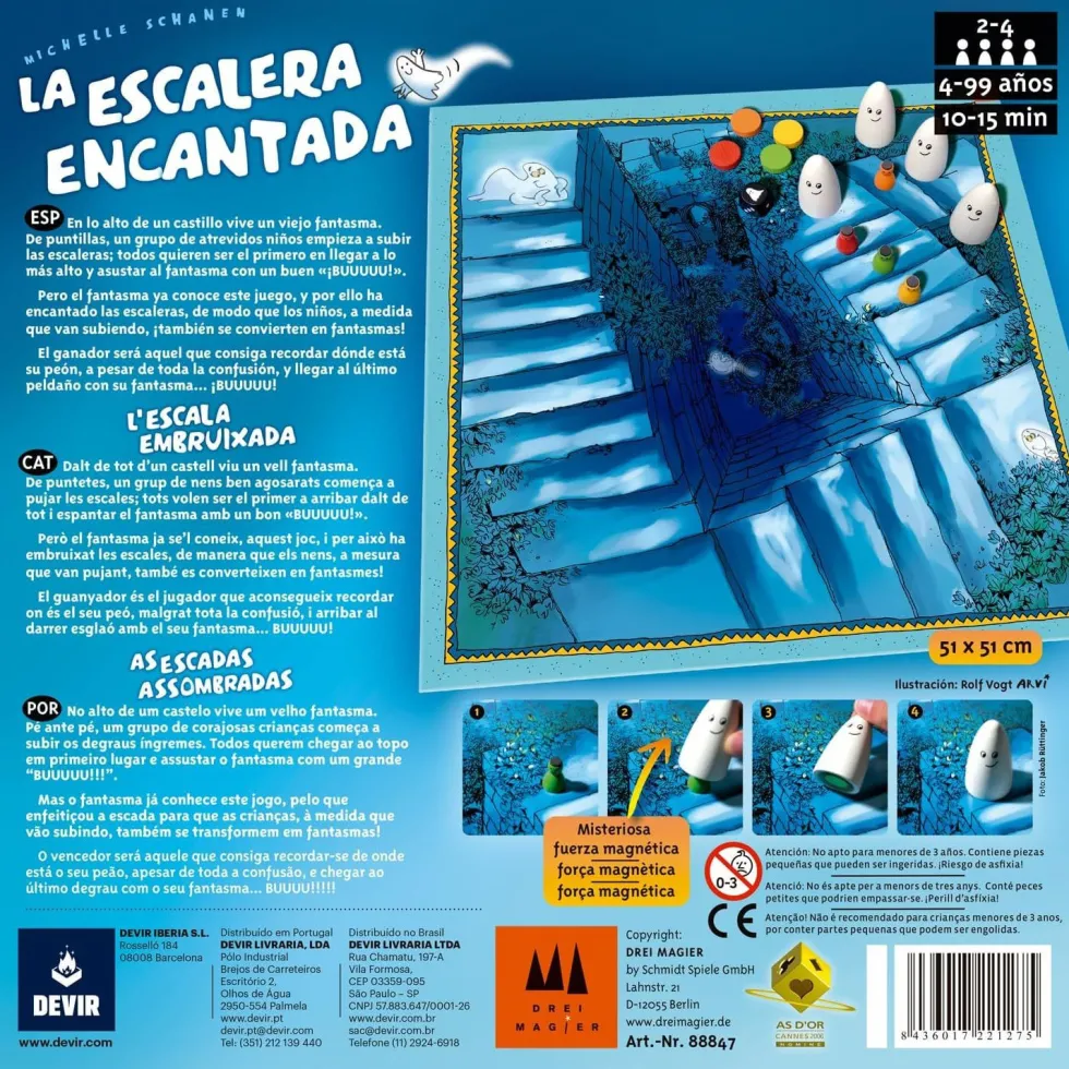 Devir Escalera Encantada Juego de Mesa