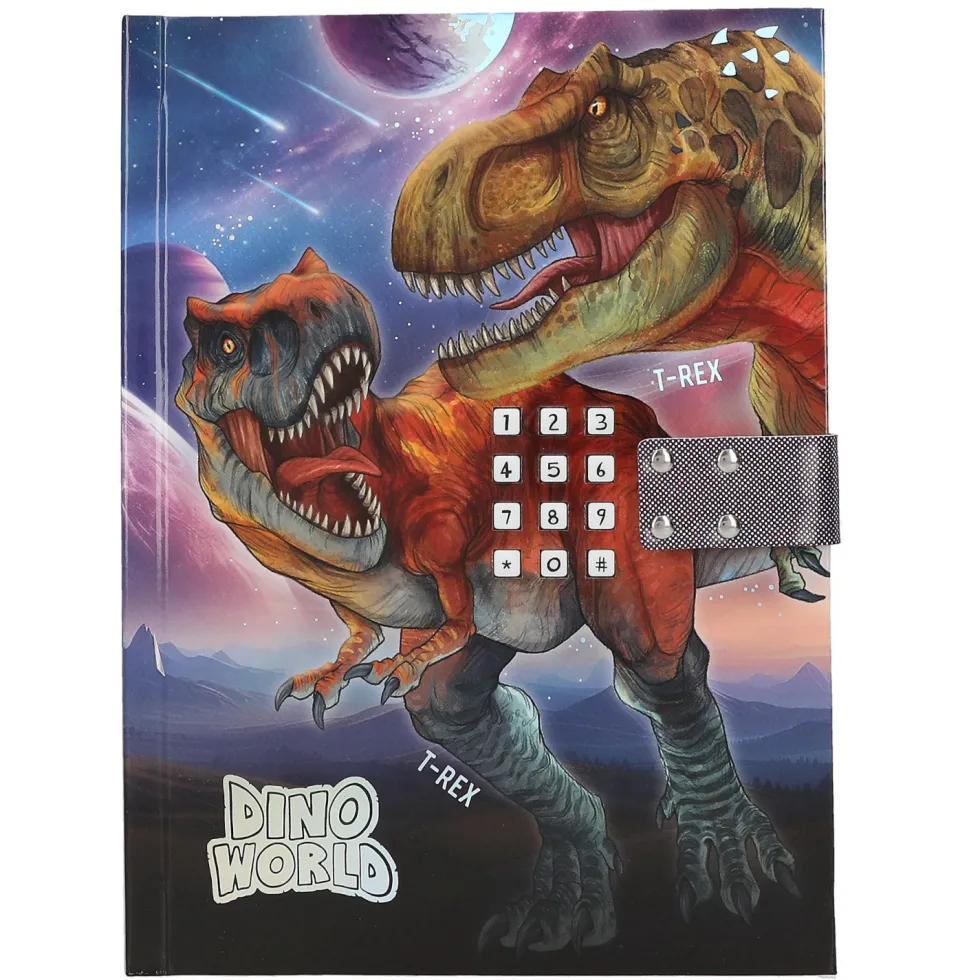 Dino World Diario con Código Secreto y Sonido