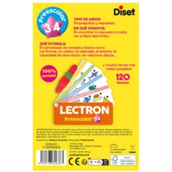 Diset Lectron Fan on the Go Preescolar Juego de Mesa 3-4 Años