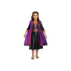 Disfraz Infantil Disney Frozen Anna de Viaje Clásico Talla XS 3-4 Años