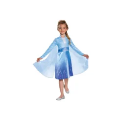 Disfraz Infantil Disney Frozen Elsa de Viaje Clásico Talla XS 3-4 Años