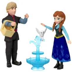 Disney Frozen Conjunto de Personajes de Anna y Elsa