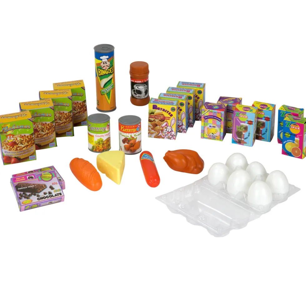 Dulce Hogar Carrito de la Compra con Alimentos