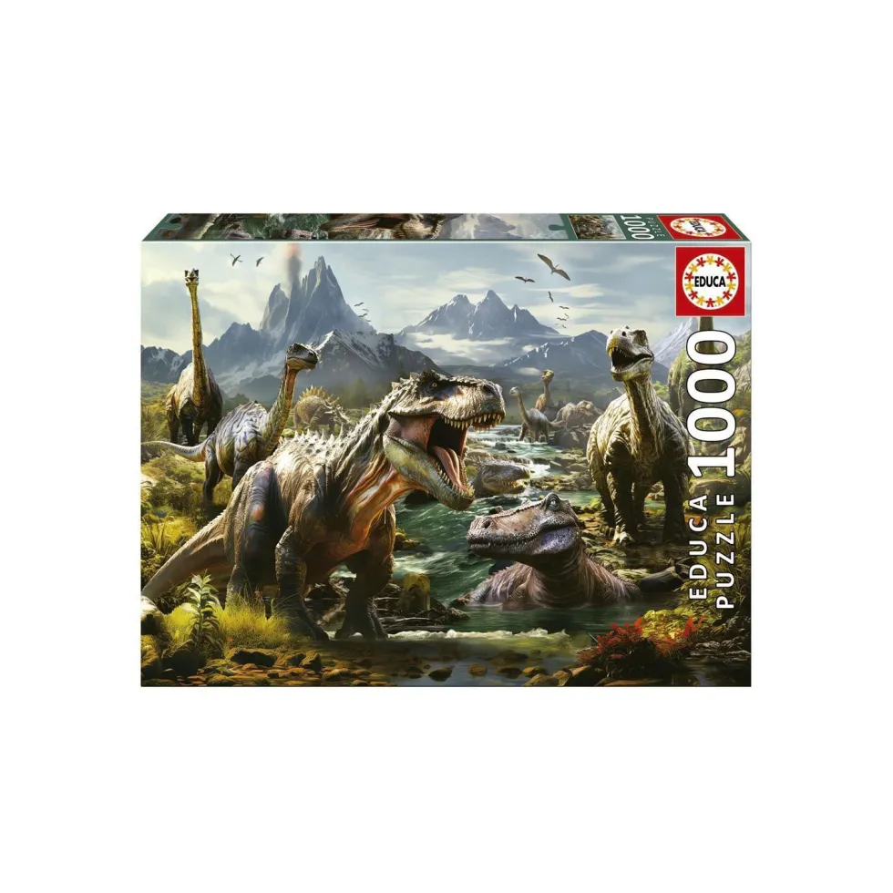Educa Puzzle 1000 Piezas Dinosaurios Feroces - 19924