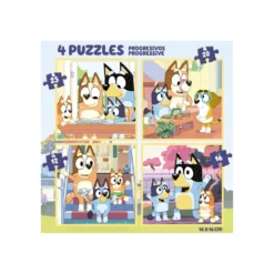 Educa Puzzle Progresivo 12-16-20-25 Piezas Maleta Bluey - 19830
