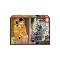 Educa Puzzle 2 x 1000 Piezas El Beso y La Virgen, Gusta - 18488
