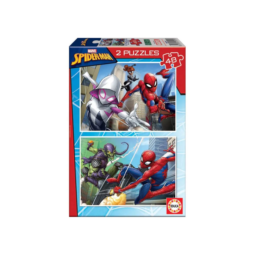 Educa Puzzle 2 x 48 piezas SPIDER-MAN - 18099