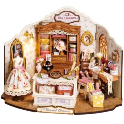Elsa's Tailoring Maqueta Casa en Miniatura Estilo Vintage