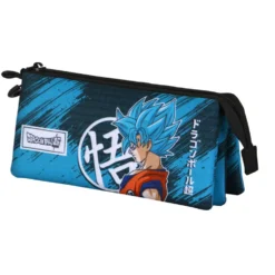 Estuche Portatodo Triple Dragon Ball Saiyajin Blue