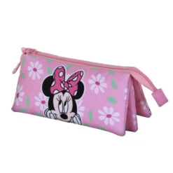Estuche Portatodo Triple Minnie Mouse Blooming