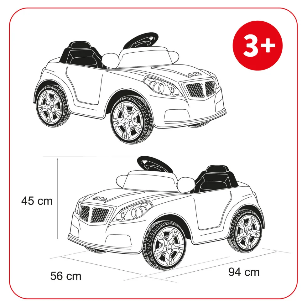 Feber Twinkle Car Azul Coche Eléctrico con Batería