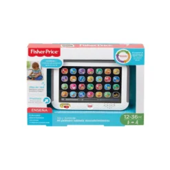 Fisher-Price Ríe y Aprende Mi Primera Tableta Juego Electrónico y Educativo