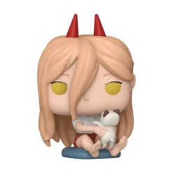 Funko Pop! Animation Chainsaw Man Figura de Vinilo Power con Meowy Edición Especial