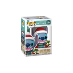 Funko Pop! Disney Lilo & Stitch Figura de Vinilo Stitch con Luces de Navidad