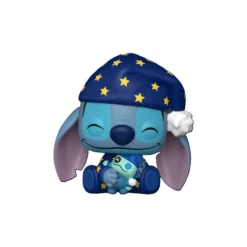 Funko Pop! Disney Lilo & Stitch Figura de Vinilo Stitch en Pijama Brilla en la Oscuridad