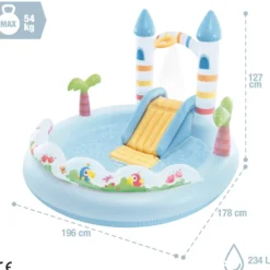 INTEX Centro de Juego de Agua Castillo del Unicornio