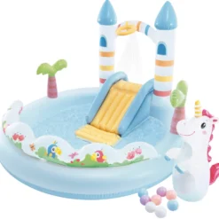INTEX Centro de Juego de Agua Castillo del Unicornio