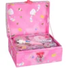 Joyero Infantil con Candado de Corazón y Set de Papelería