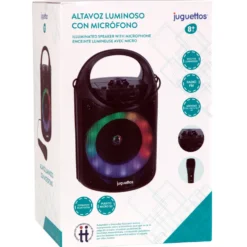 Juguettos Altavoz Luminoso con Micrófono