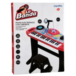 La Banda Piano Electrónico con Taburete