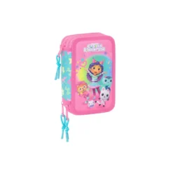 La Casa de Muñecas de Gabby Confetti Plumier Triple 37 Piezas