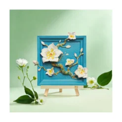Madness Toys Apricot Blosssom Kit de Pintura con Lienzo de Resina con Relieve
