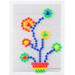 Manualidedos Mosaico con Clavijas
