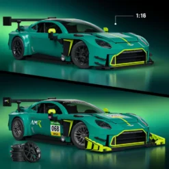 Mattel Brick Shop Hot Wheels Juego de construcción del Aston Martin Vintage GT3 de 2024 793 Piezas