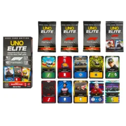Mattel Games UNO Élite Fórmula 1 Edición Principal 2025 Pack de Iniciación Juego de Cartas