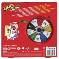 Mattel Games UNO Spin Juego de Cartas con Ruleta
