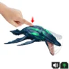 Mattel Jurassic World Survival Figura Dinosaurio Brachauchenius Rugido Salvaje con Ataque Devorador y Sonidos