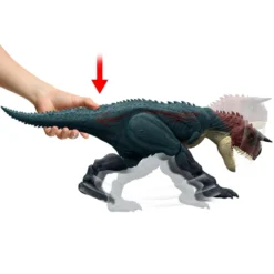 Mattel Jurassic World Survival Figura Dinosaurio Carnotaurus Rugido Salvaje de con Ataque Devorador y Sonidos